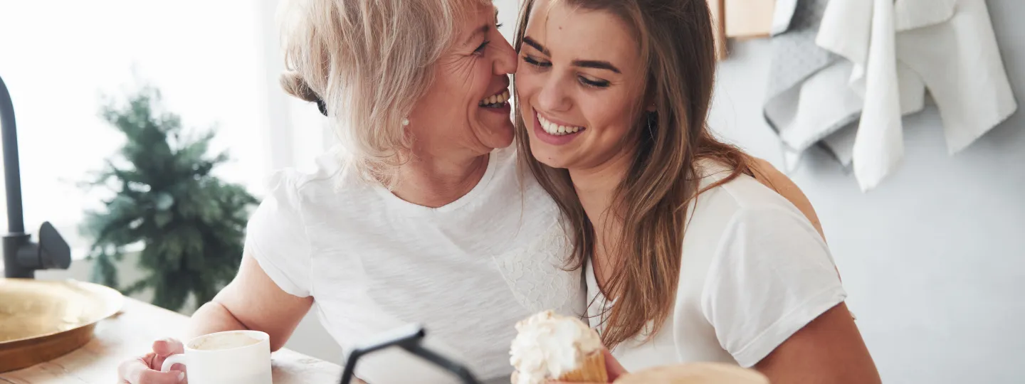 mother and daughter