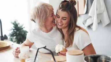mother and daughter